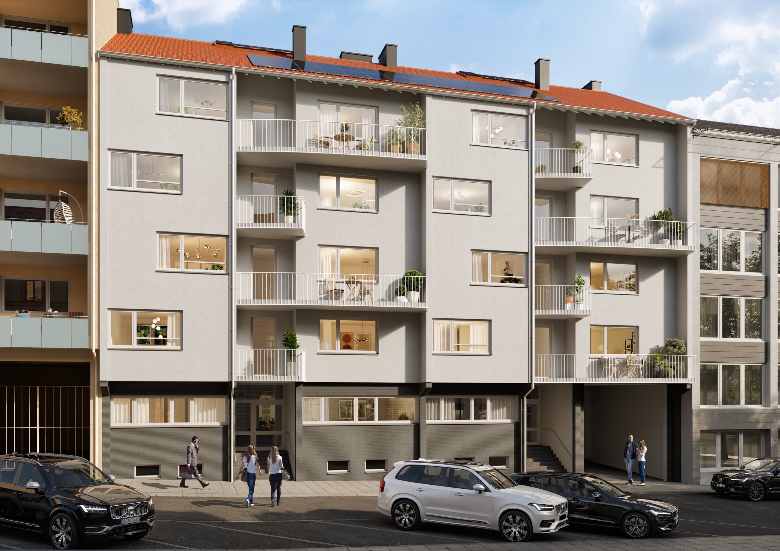 Energetische Sanierung Kriegerstraße, Stuttgart – Fernwärme und WDVS-Fassade